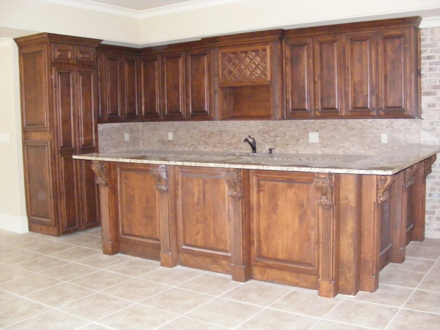 Open concept basement remodel with entertainment area
